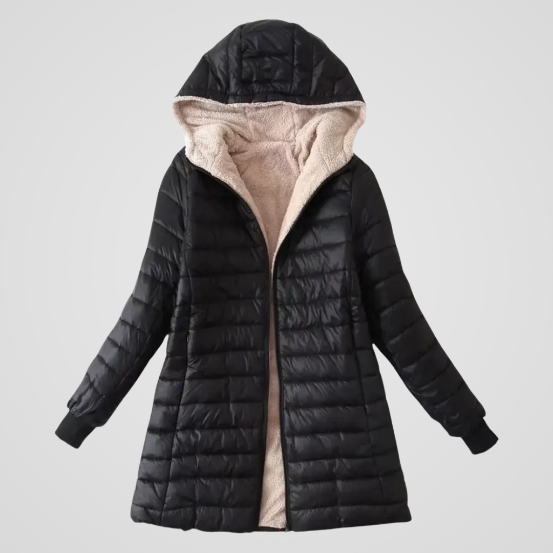 Amelia | Warm Easy Hooded Winter Jacket